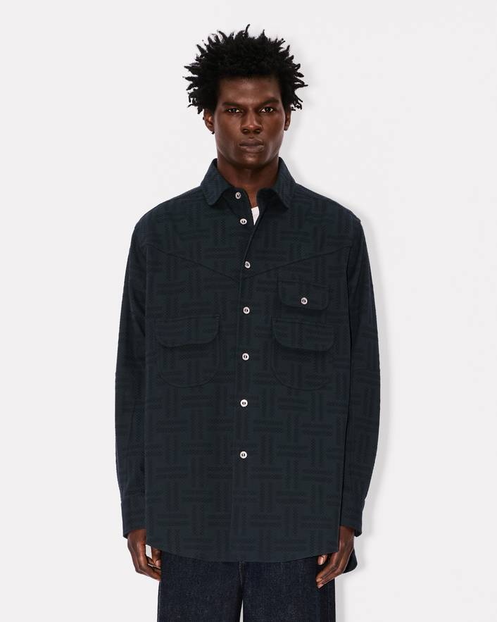 KENZO WEAVE WORKWEAR OVERSHIRT
