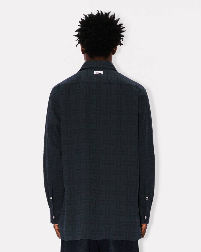 KENZO WEAVE WORKWEAR OVERSHIRT