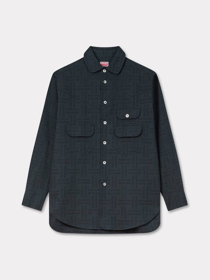 Kenzo weave workwear overshirt