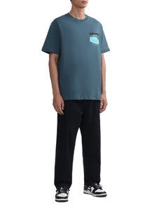 Men keep your fingerx t-shirt in dark blue