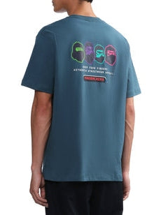 Men keep your fingerx t-shirt in dark blue