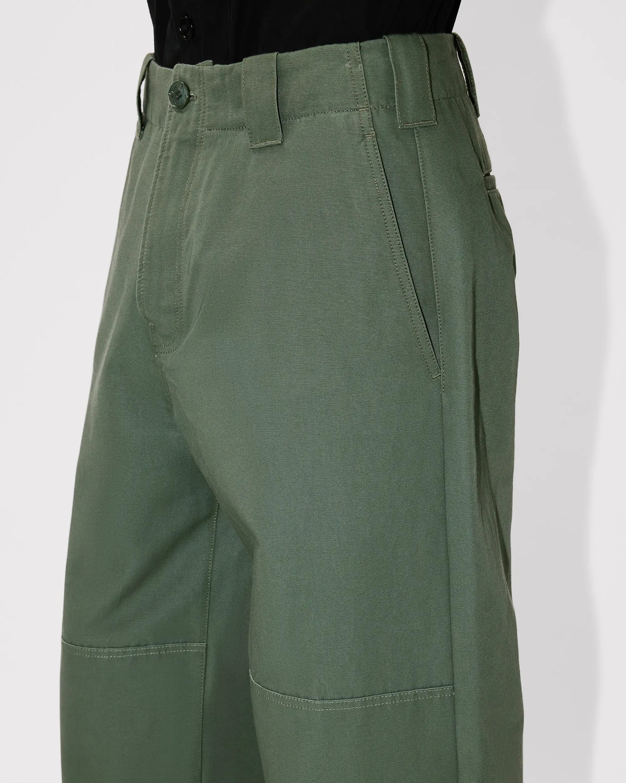Double knee chino in cotton