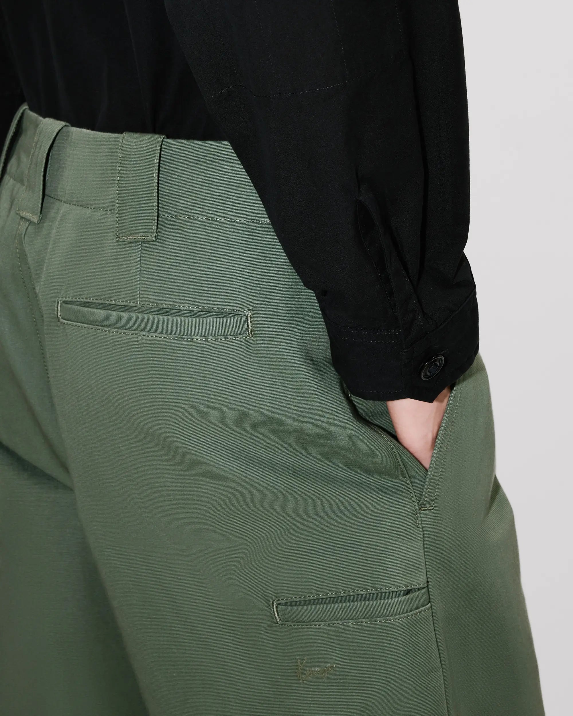 Double knee chino in cotton
