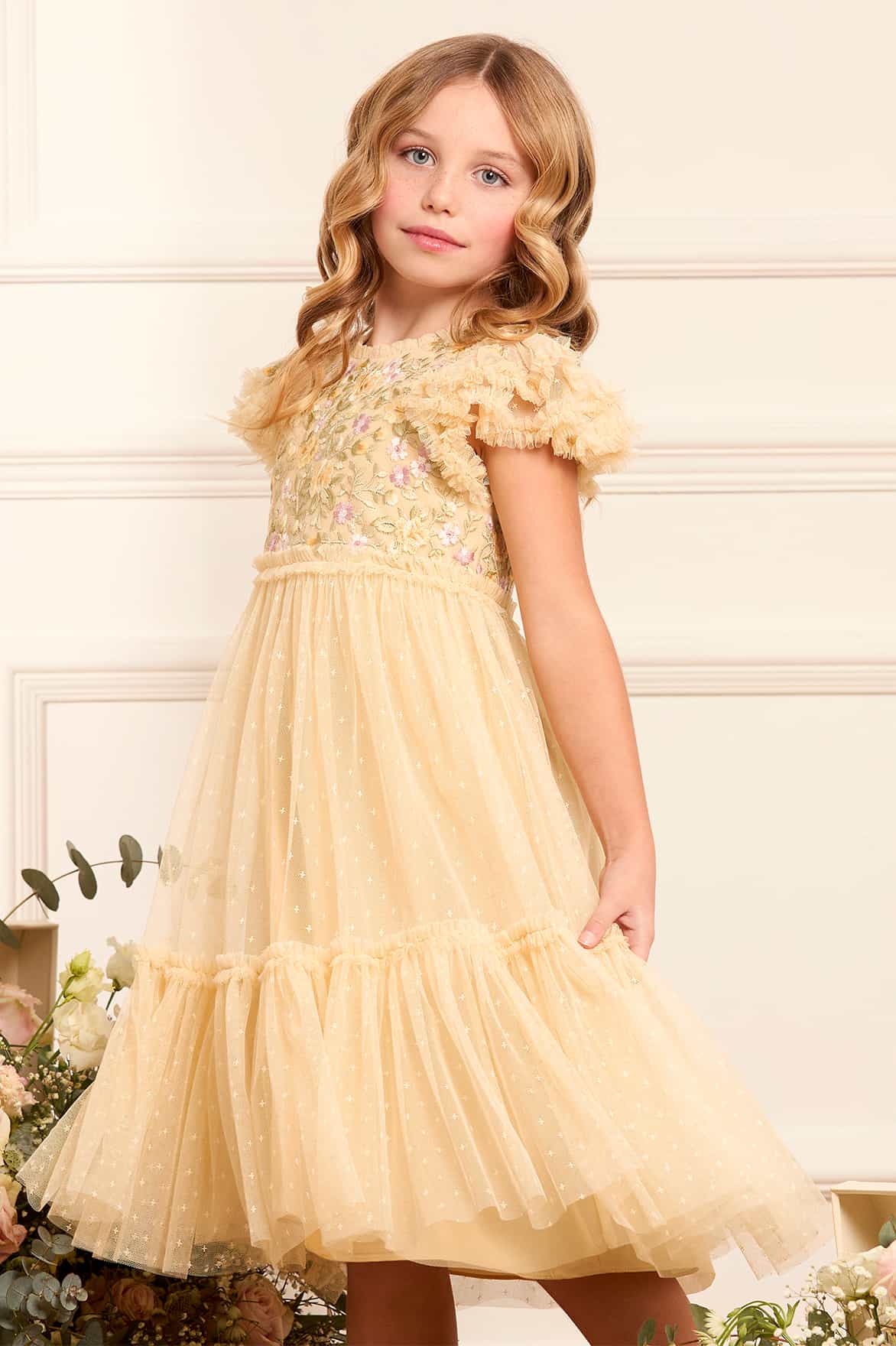 FLORINE BODICE KIDS DRESS