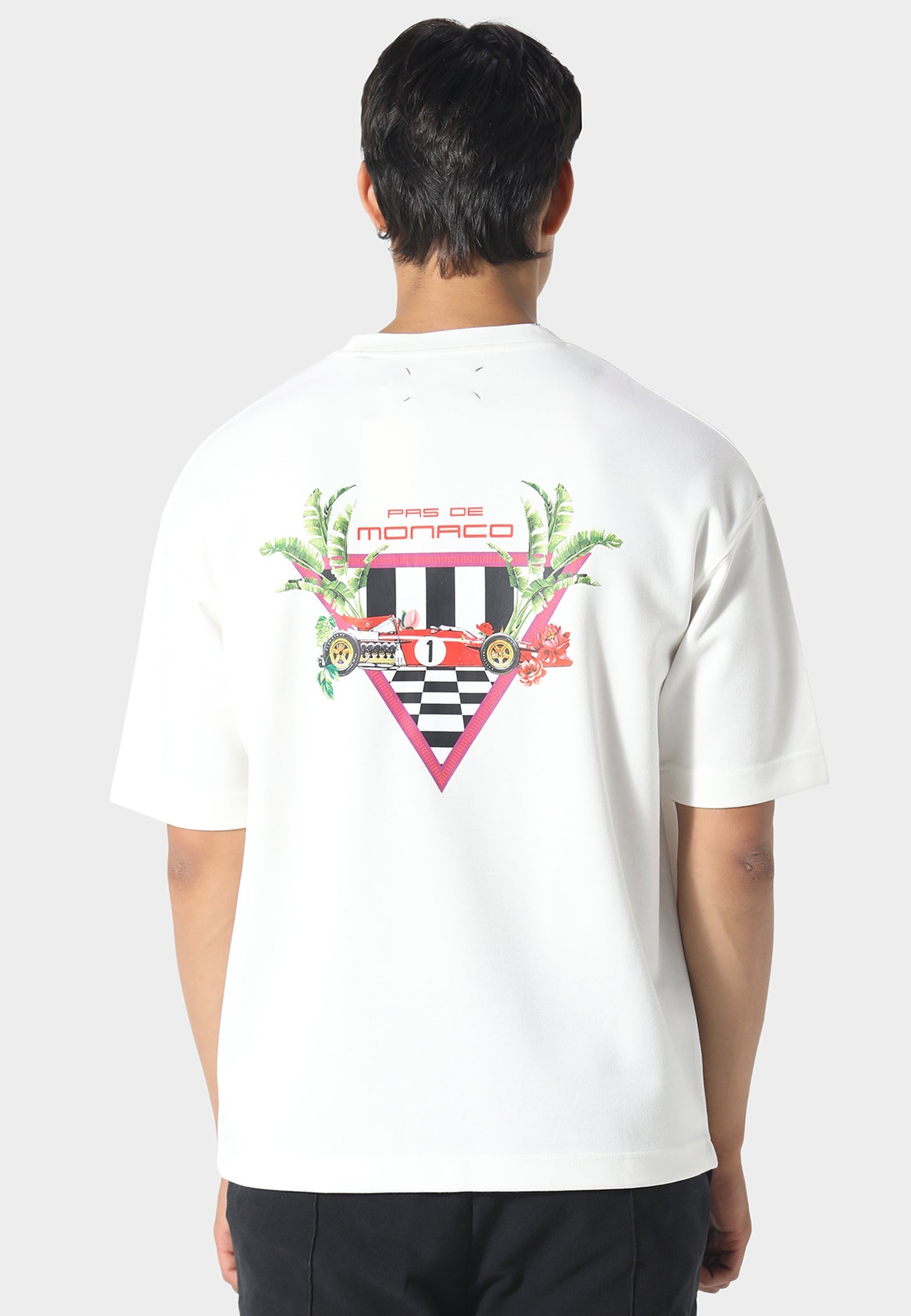 FORMULAR CHECK T-SHIRT OFF WHITE