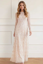Freya long sleeve gown