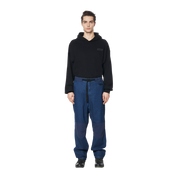 DENIM CARGO PANTS - BLUE