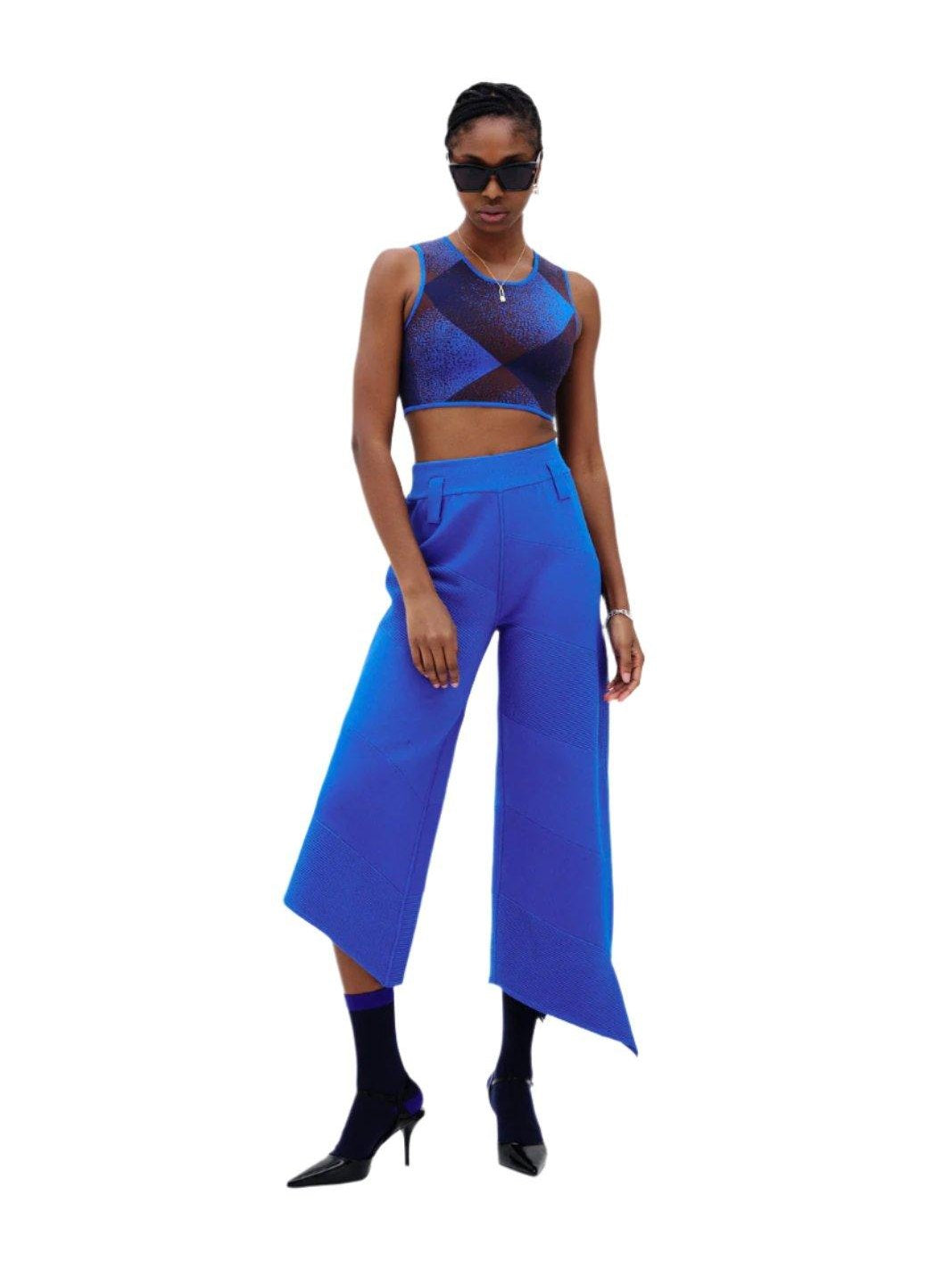Coco asymmetric wide leg pants