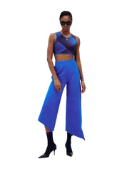 Coco asymmetric wide leg pants