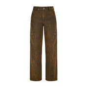 OVER DYE WORKWEAR PANTS - CARAMEL