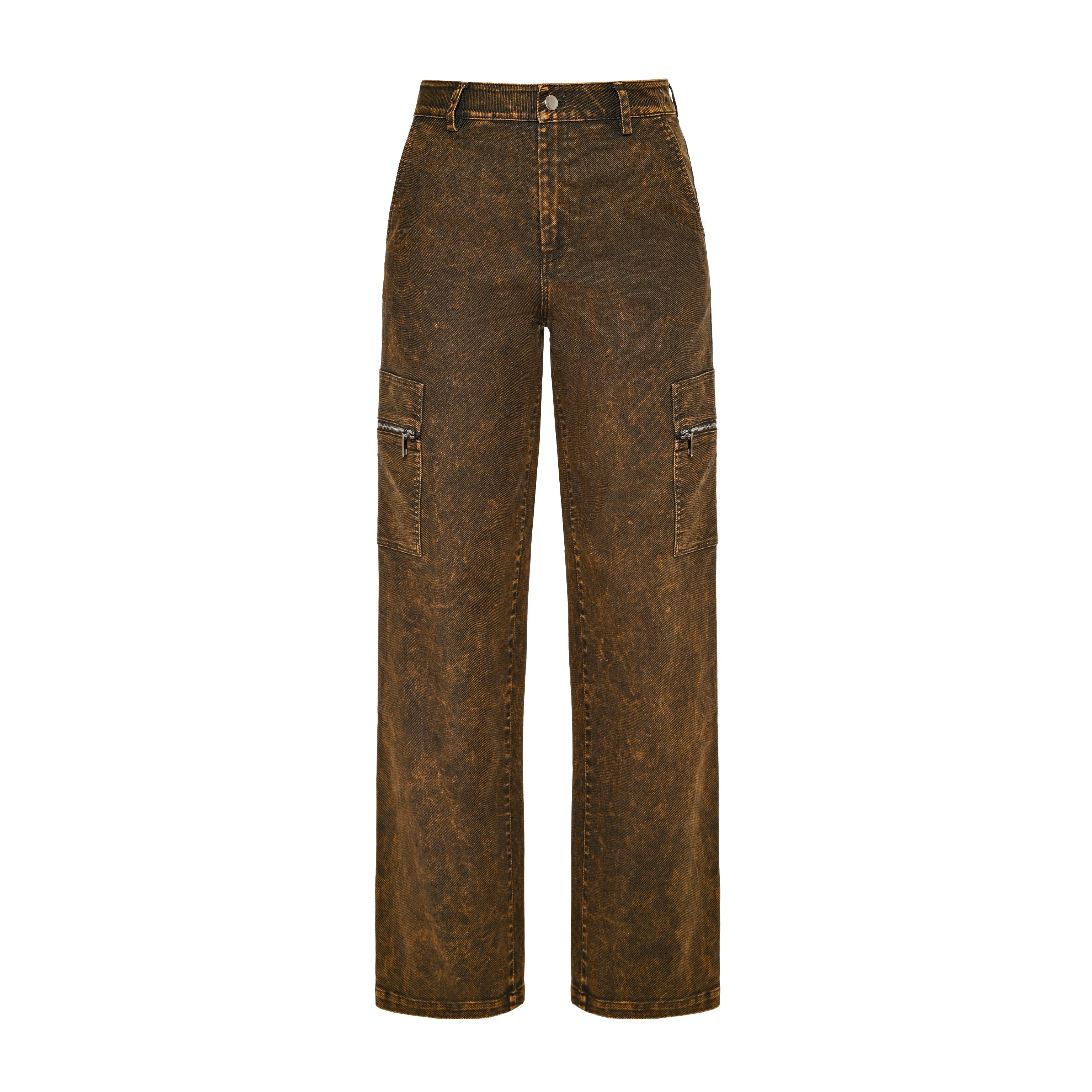 OVER DYE WORKWEAR PANTS - CARAMEL
