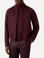 Double cashmere bomber