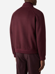 Double cashmere bomber