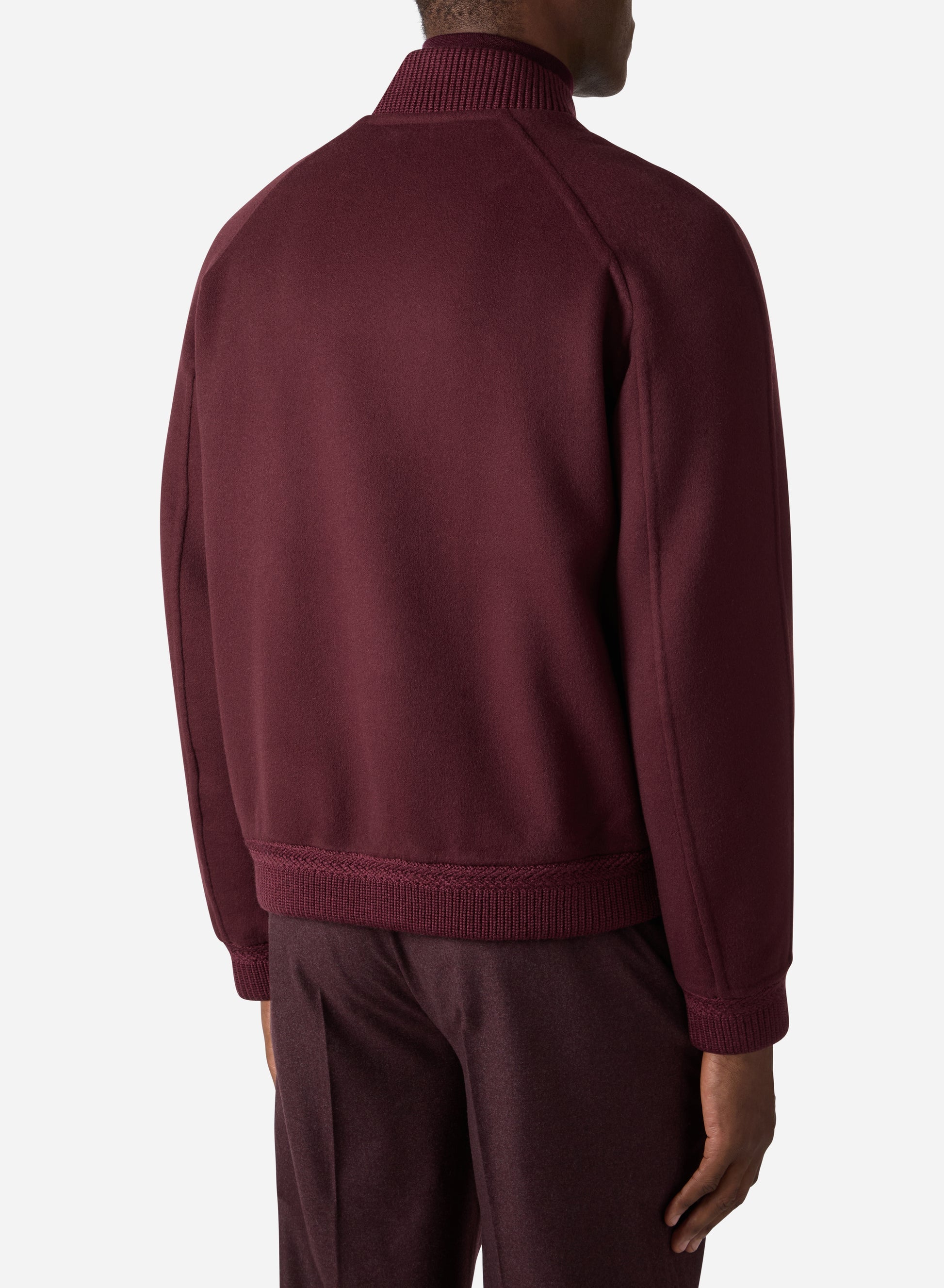 DOUBLE CASHMERE BOMBER