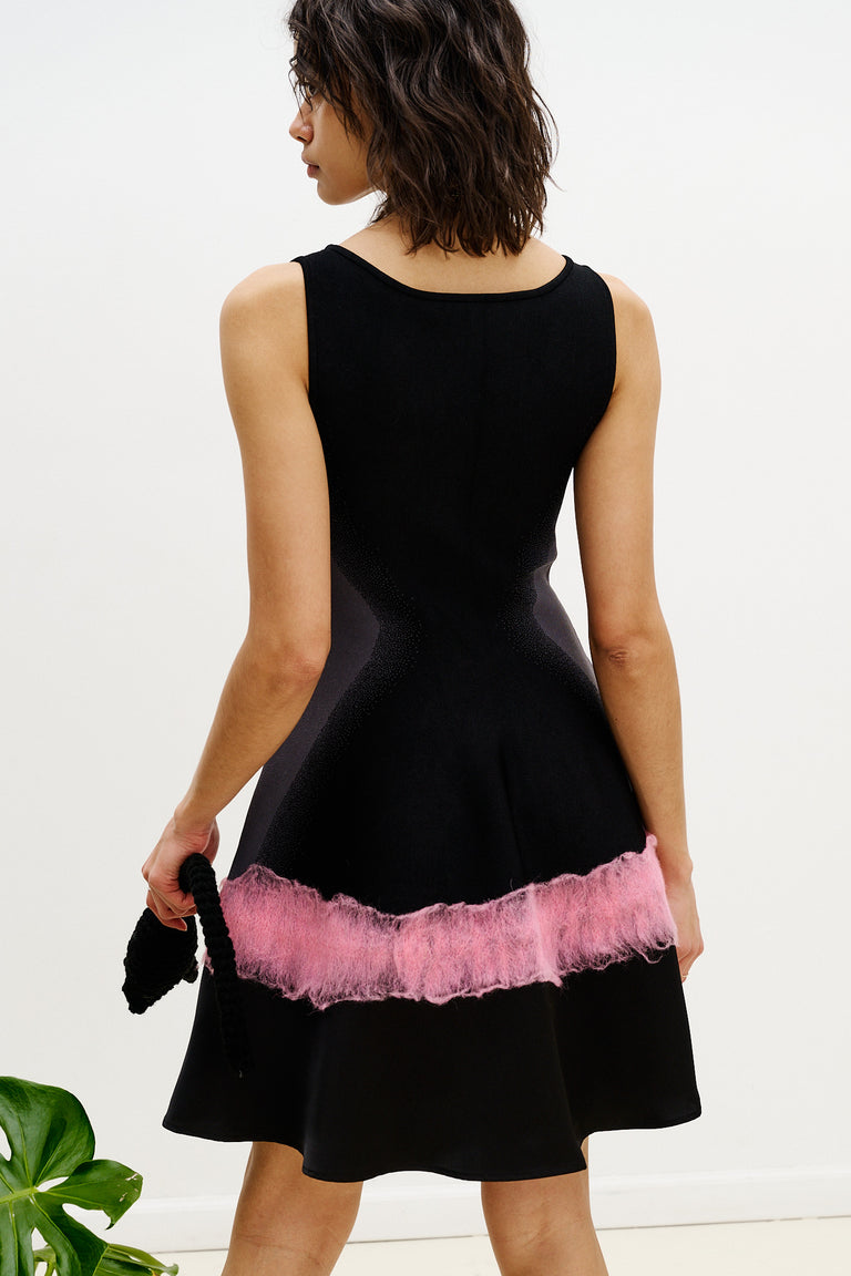 SENNA NEEDLE PUNCH MINI DRESS