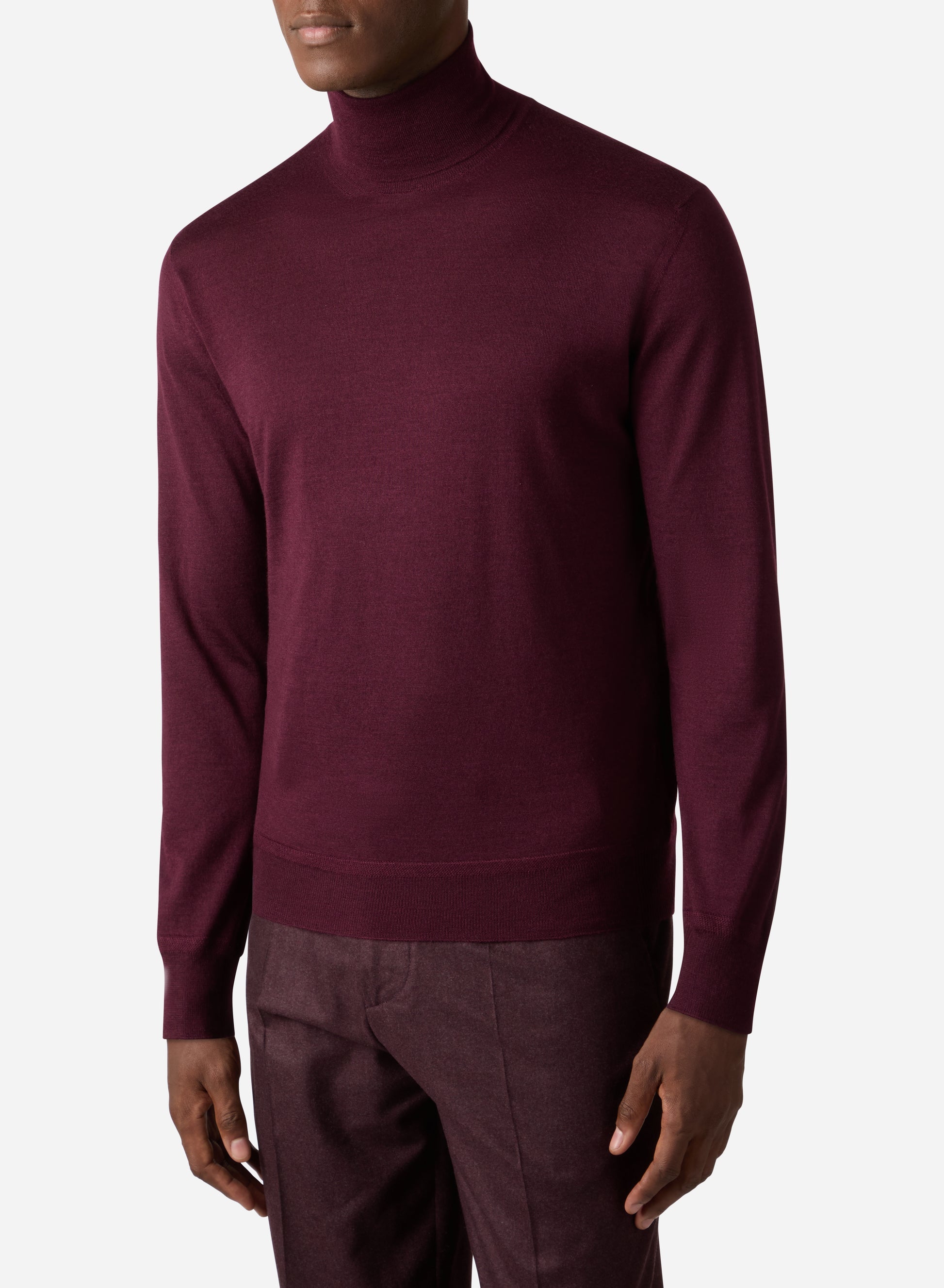 CASHMERE AND SILK TURTLENECK