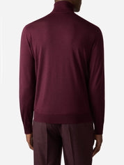 Cashmere and silk turtleneck