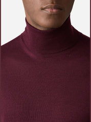 Cashmere and silk turtleneck