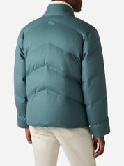 Cashmere down short jacket