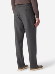 SUPERFINE MERINO WOOL DRAWSTRING PANT