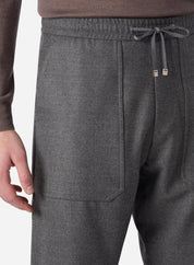 SUPERFINE MERINO WOOL DRAWSTRING PANT