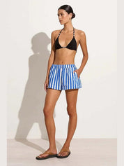Faithfull the brand akaia striped shorts