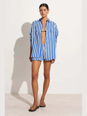 Faithfull the brand akaia striped shorts