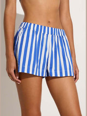 Faithfull the brand akaia striped shorts