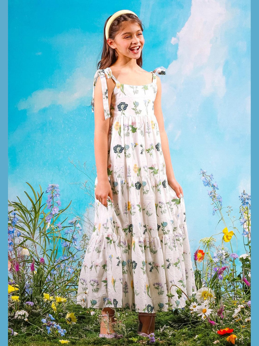 Freya embroidered maxi dress