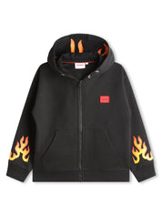 Hooded cardigan