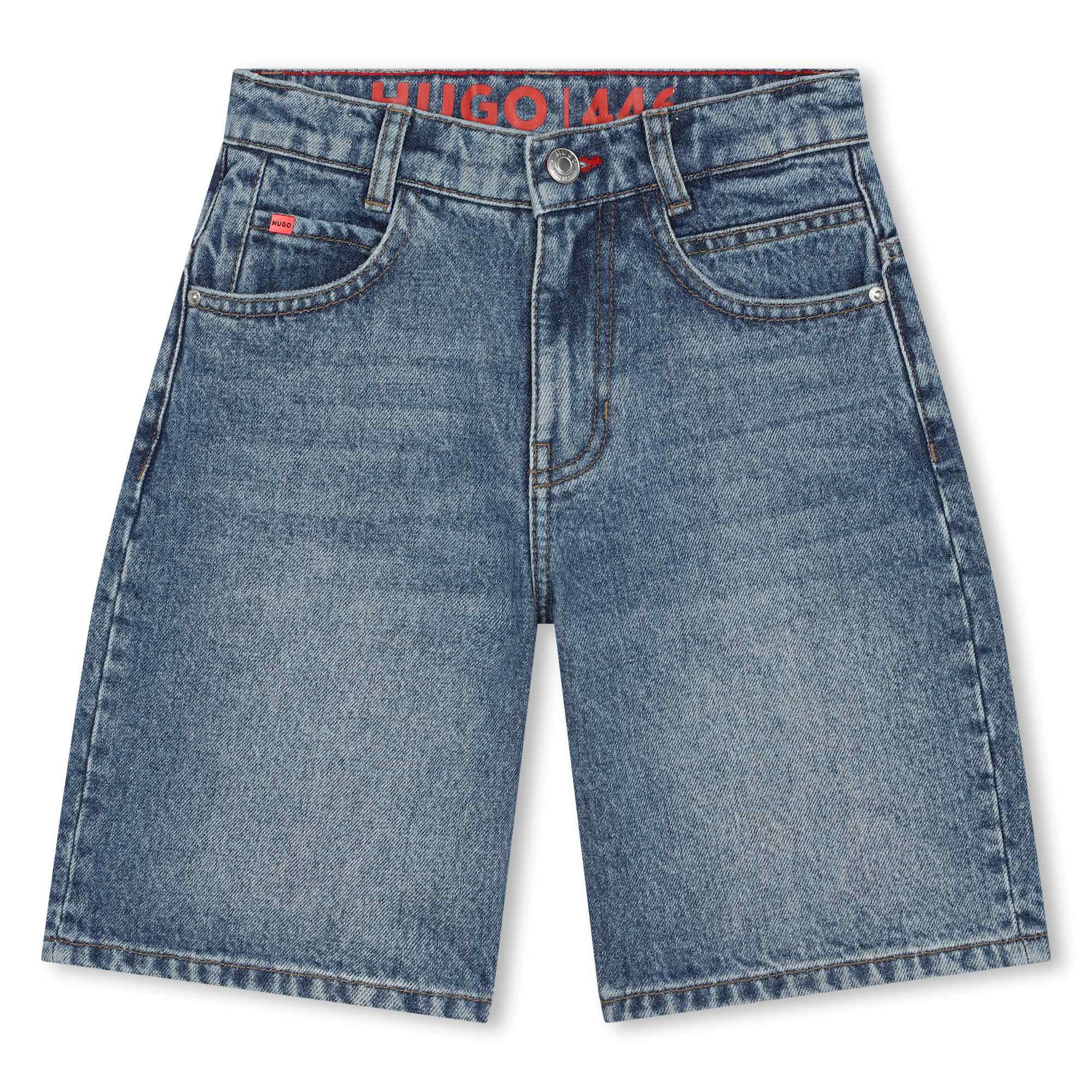 DENIM BERMUDA SHORTS