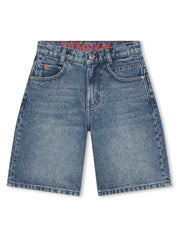 Denim bermuda shorts