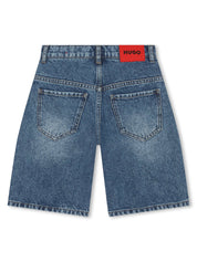 Denim bermuda shorts