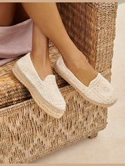 Cotton crochet double sole espadrilles yucatán