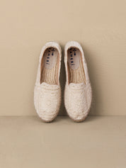 Cotton crochet double sole espadrilles yucatán