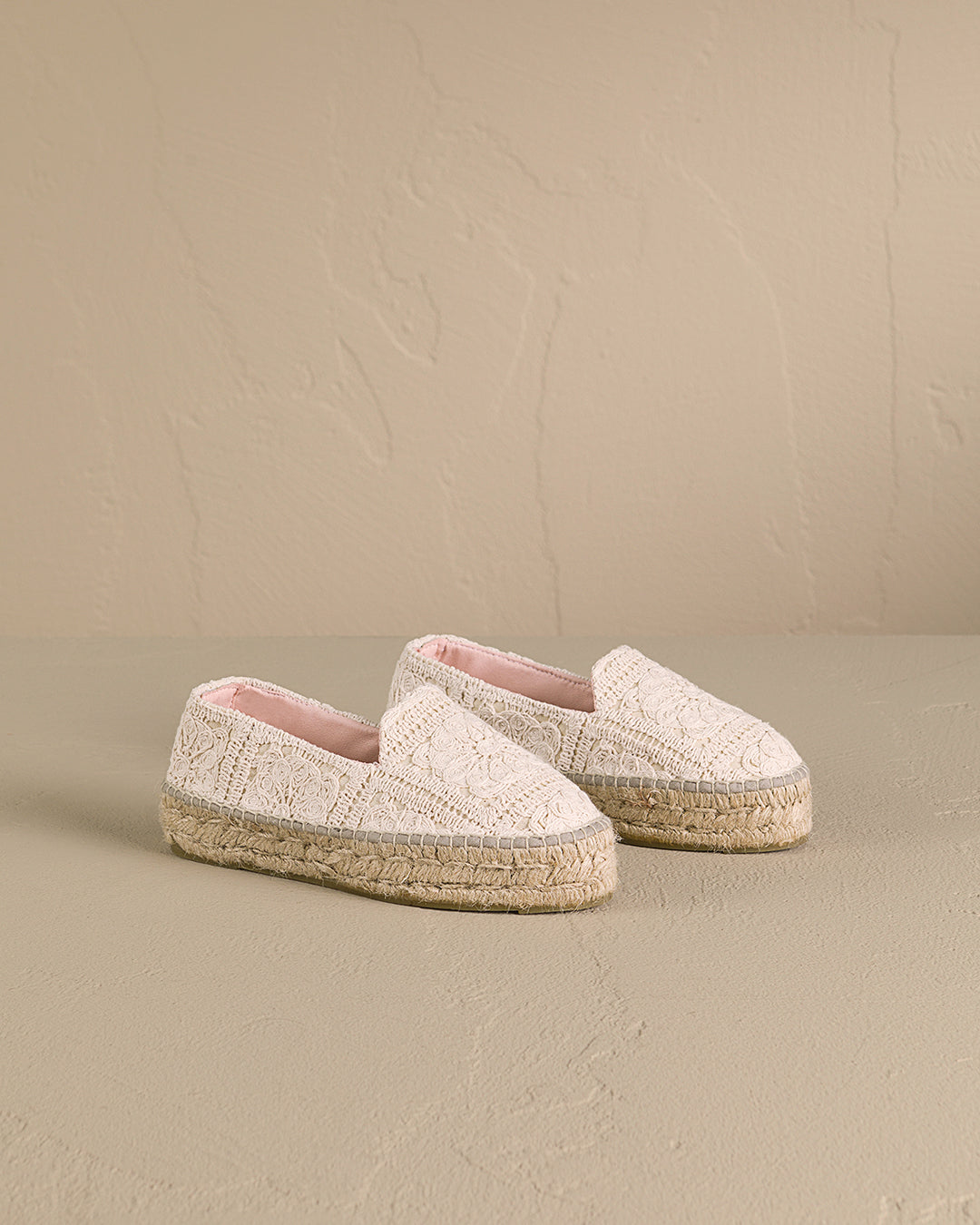 Cotton Crochet Double Sole Espadrilles Yucatán