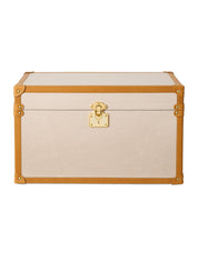 Modern,kutnu&leather small decorative trunk