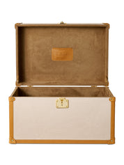 Modern,kutnu&leather small decorative trunk