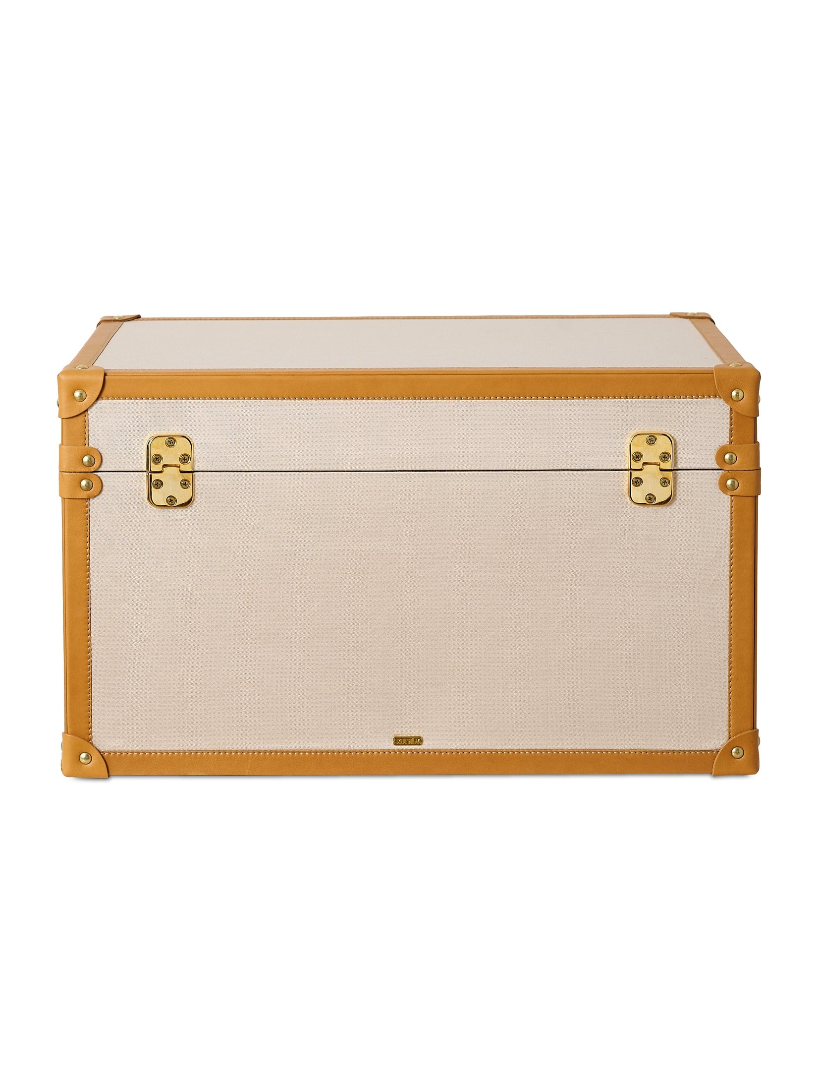Modern,kutnu&leather small decorative trunk