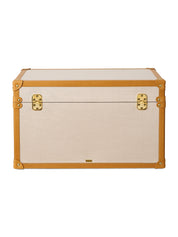 Modern,kutnu&leather small decorative trunk