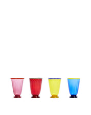 RAINBOW GLASSES SET OF 4