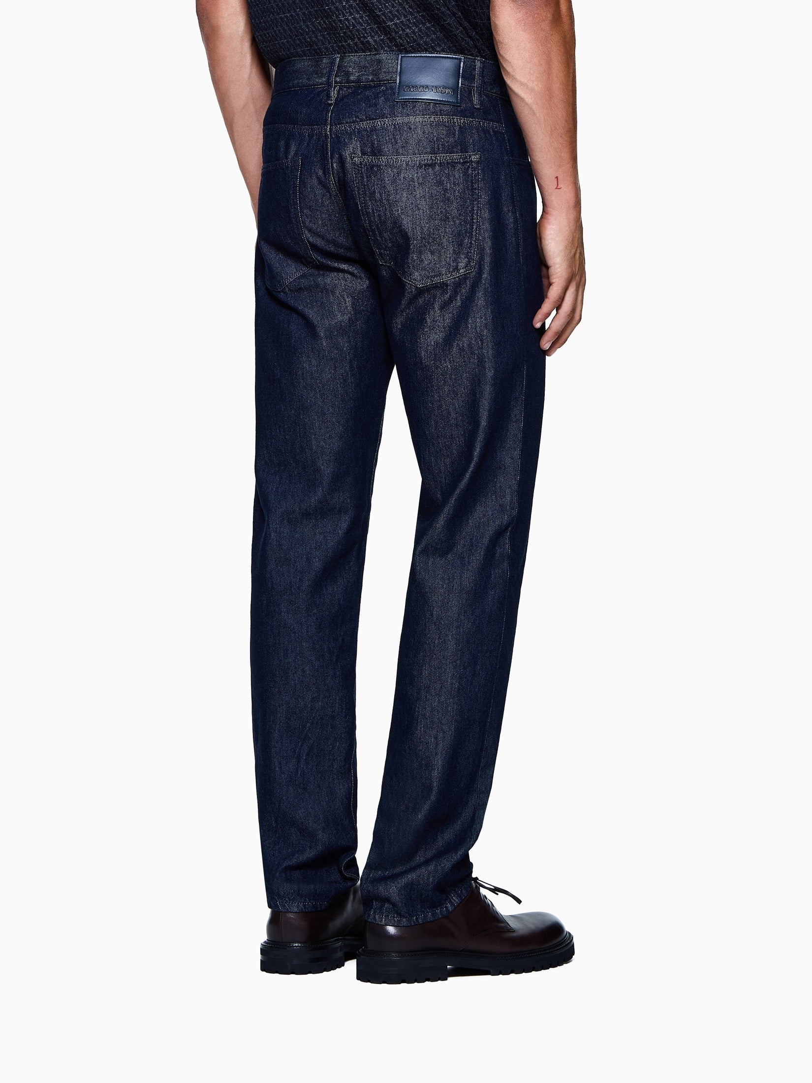 Regular-fit five-pocket trousers in silk and luxury cotton twill