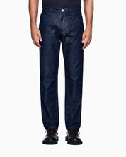 Regular-fit five-pocket trousers in silk and luxury cotton twill