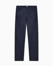 Regular-fit five-pocket trousers in silk and luxury cotton twill
