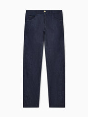 Regular-fit five-pocket trousers in silk and luxury cotton twill