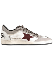 Ballstar nappa and leather upper leather toe and spur suede star