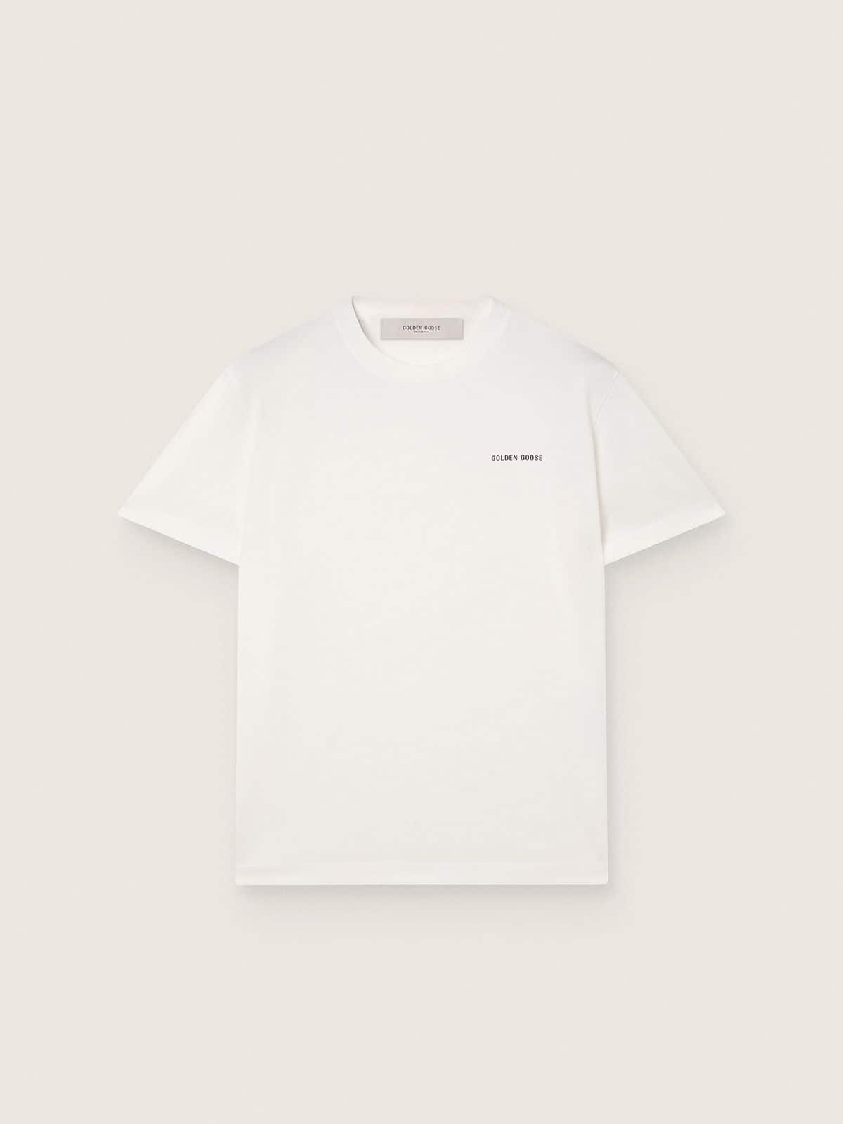 Journey m's t-shirt regular light cotton jersey contrast logo print