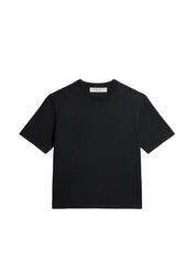 Relaxed fit t-shirt cotton jersey logo patch