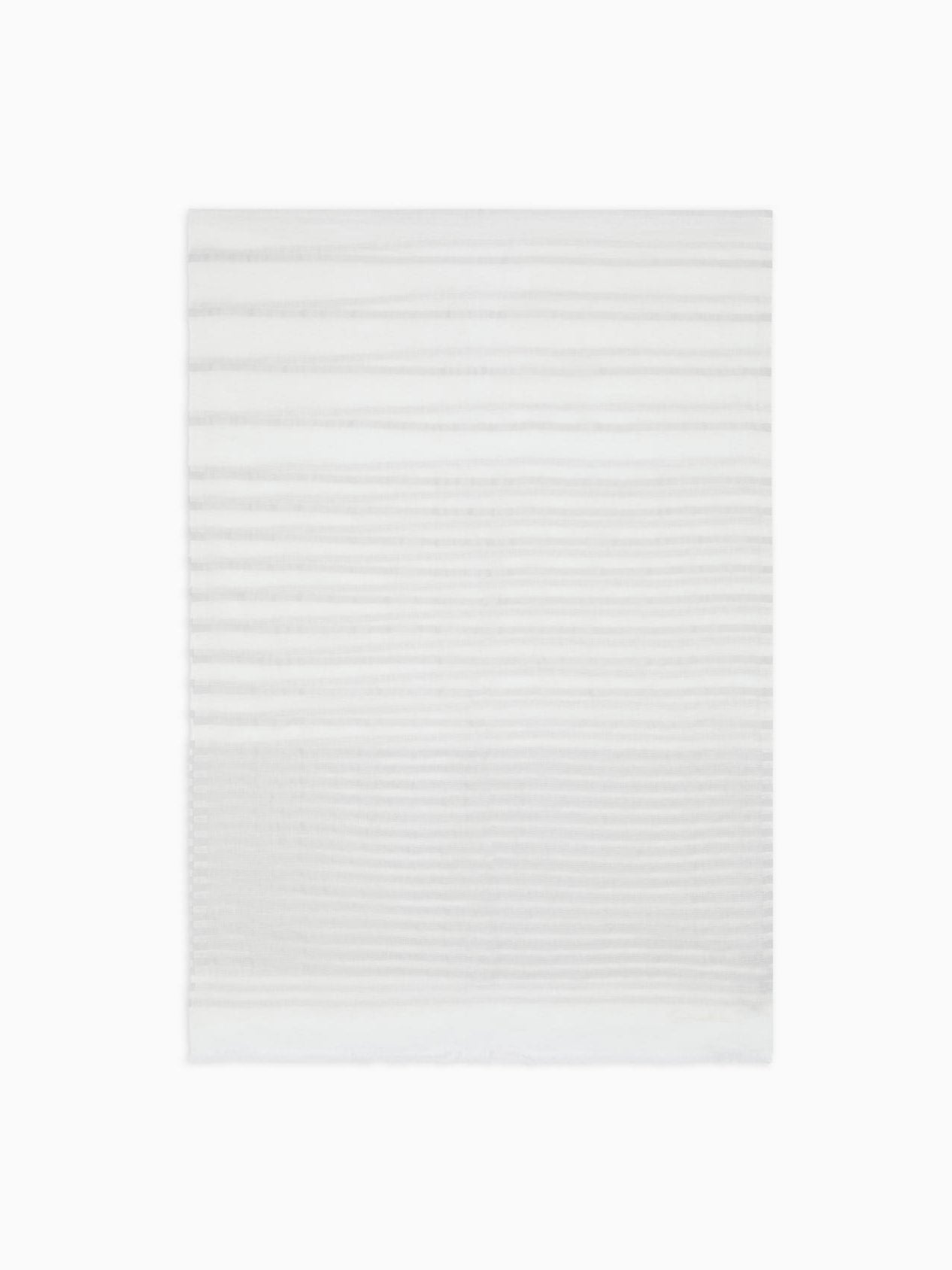 Jacquard striped linen and cotton stole
