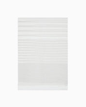 Jacquard striped linen and cotton stole